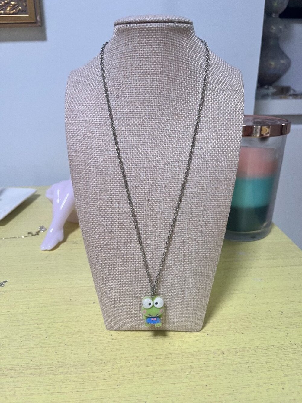 Keroppi Charm Necklace